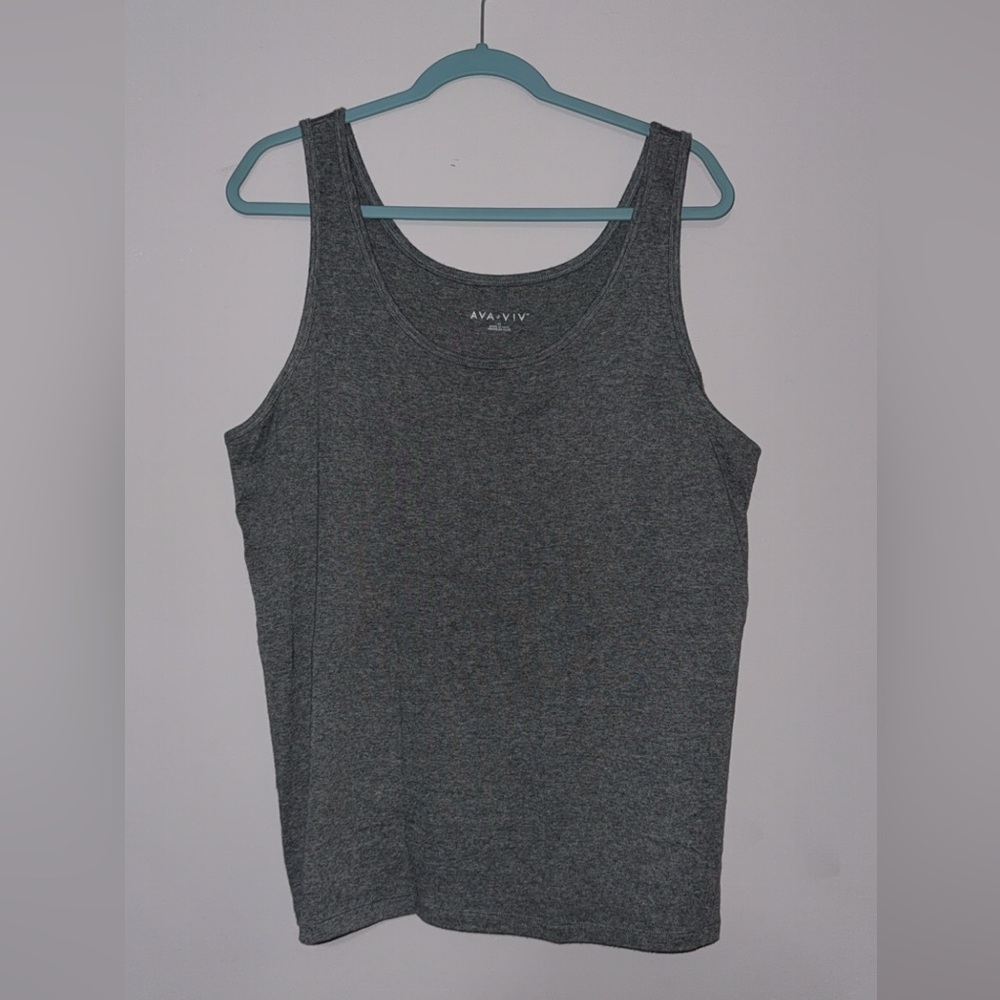 Ava & Viv Charcoal Tank Tops (2 pack!)
